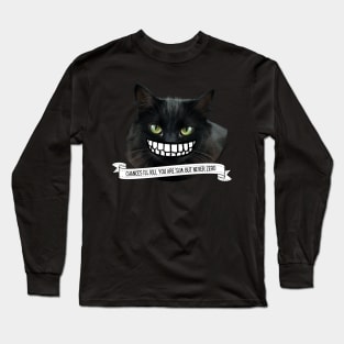 Killer Cats Chances I'll Kill You Are Slim But Never Zero Long Sleeve T-Shirt